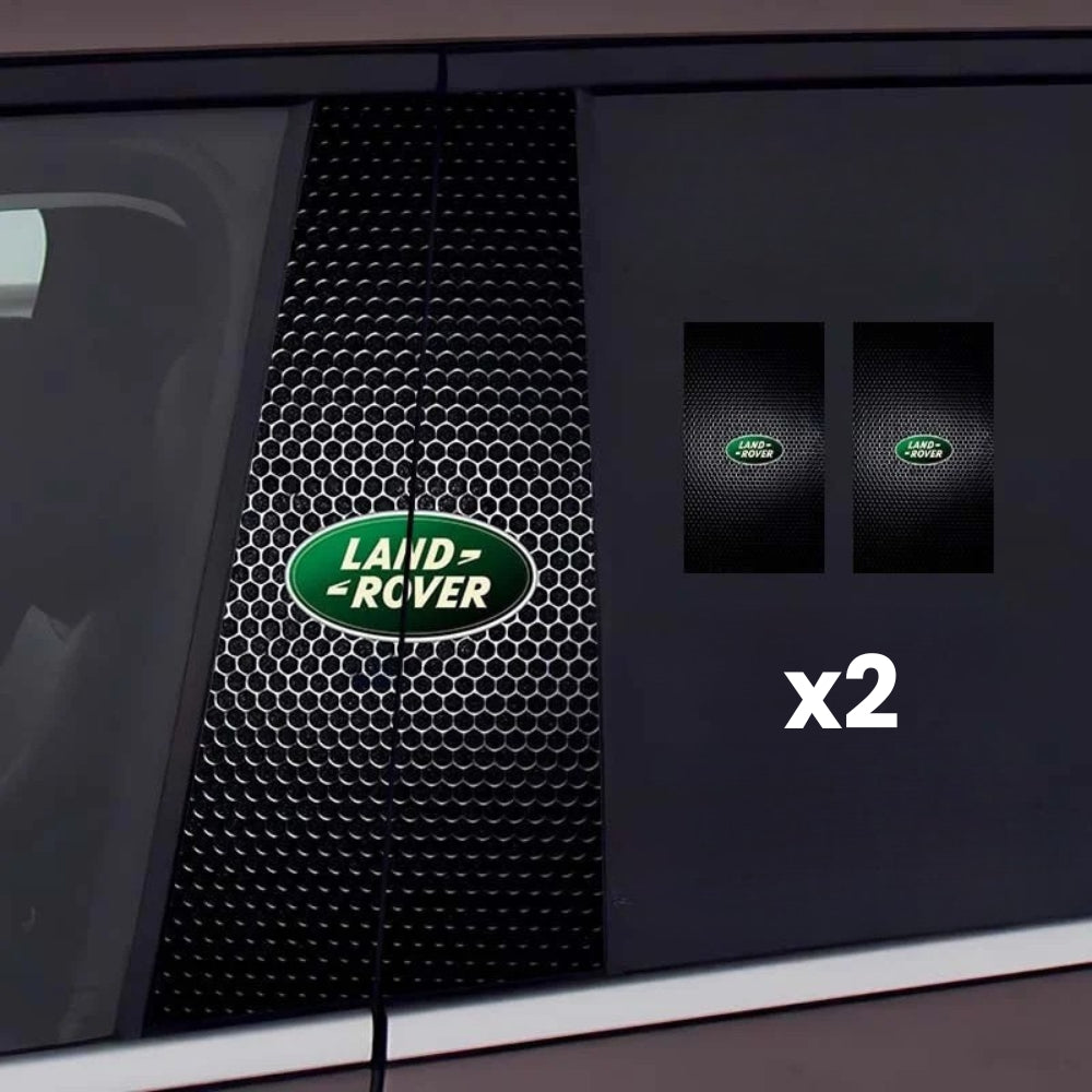 2x Pegatinas para cristales de coche con logotipo